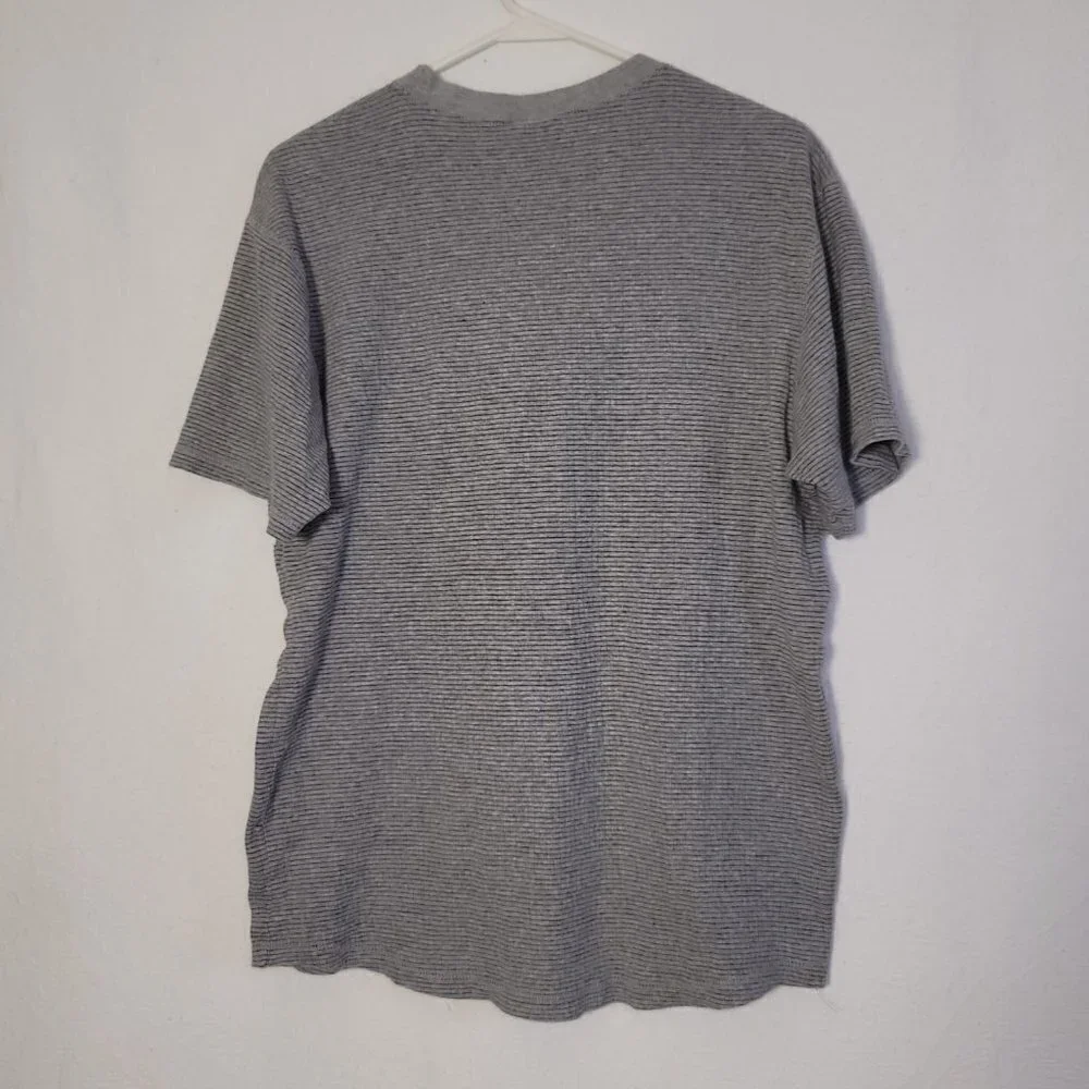 635. Polo By Ralph Lauren Underwear Short Sleeve Shirt Gray Sz L - Picture 2 of 7